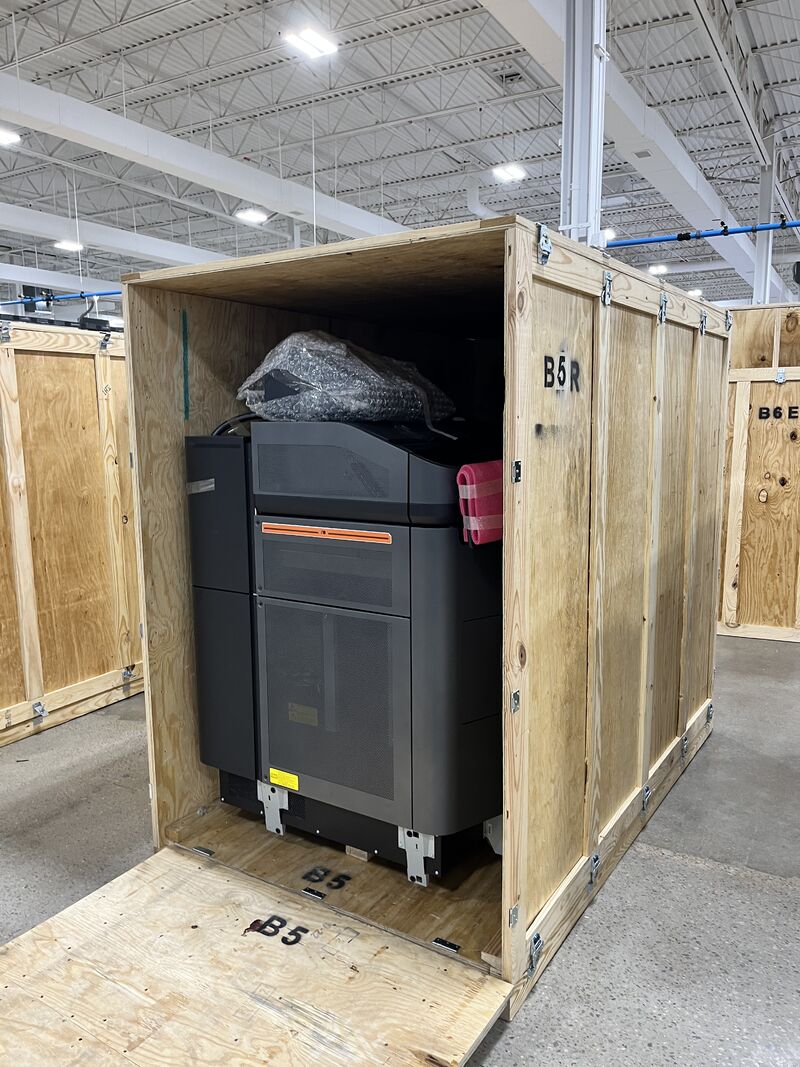 Custom Crates for HP Printing Machine