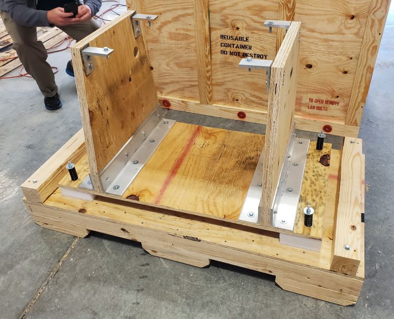 Crate for Apache Helicopter Milspec Gun